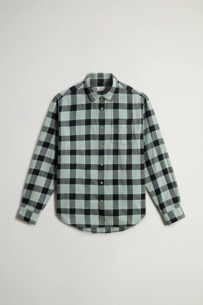 ING WOOLRICH LIGHT FLANNEL CHECK SHIRT - Kép 5