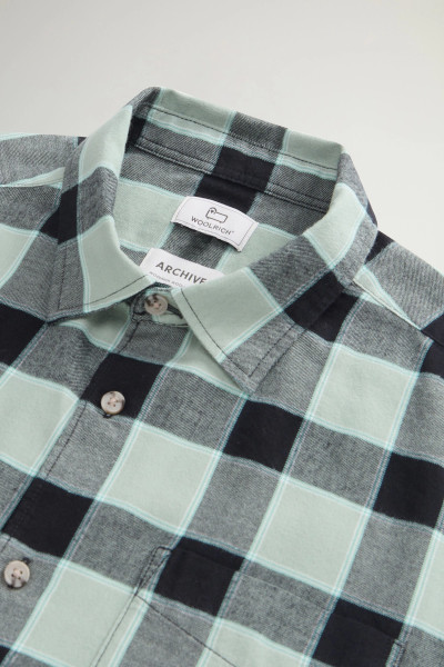 ING WOOLRICH LIGHT FLANNEL CHECK SHIRT - Kép 6