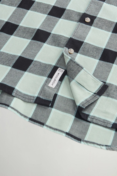 ING WOOLRICH LIGHT FLANNEL CHECK SHIRT - Kép 8