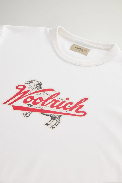 PÓLÓ WOOLRICH SHEEP GRAPHIC T-SHIRT - Kép 6
