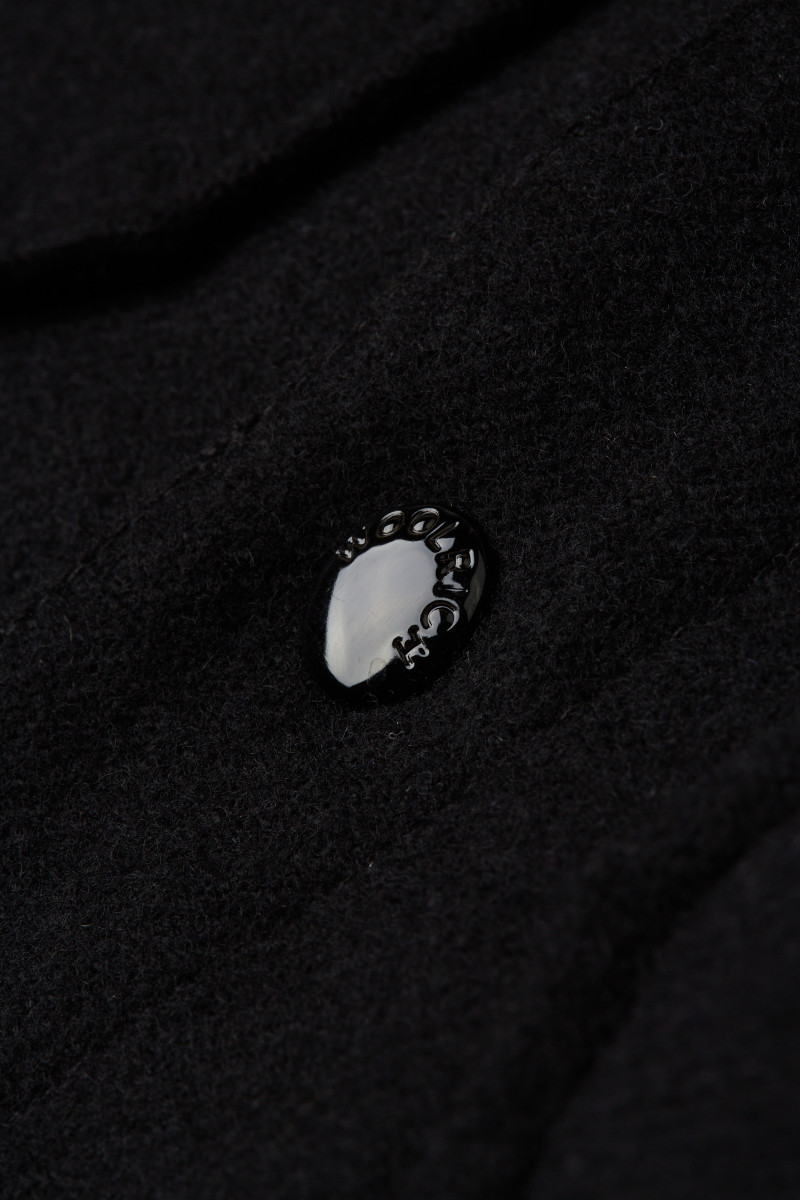 Bunda Woolrich Alaskan Wool Overshirt Black
