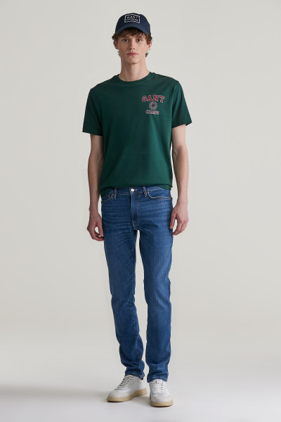 DŽÍNY GANT EXTRA SLIM ACTIVE RECOVER JEANS - Fotografie č. 1