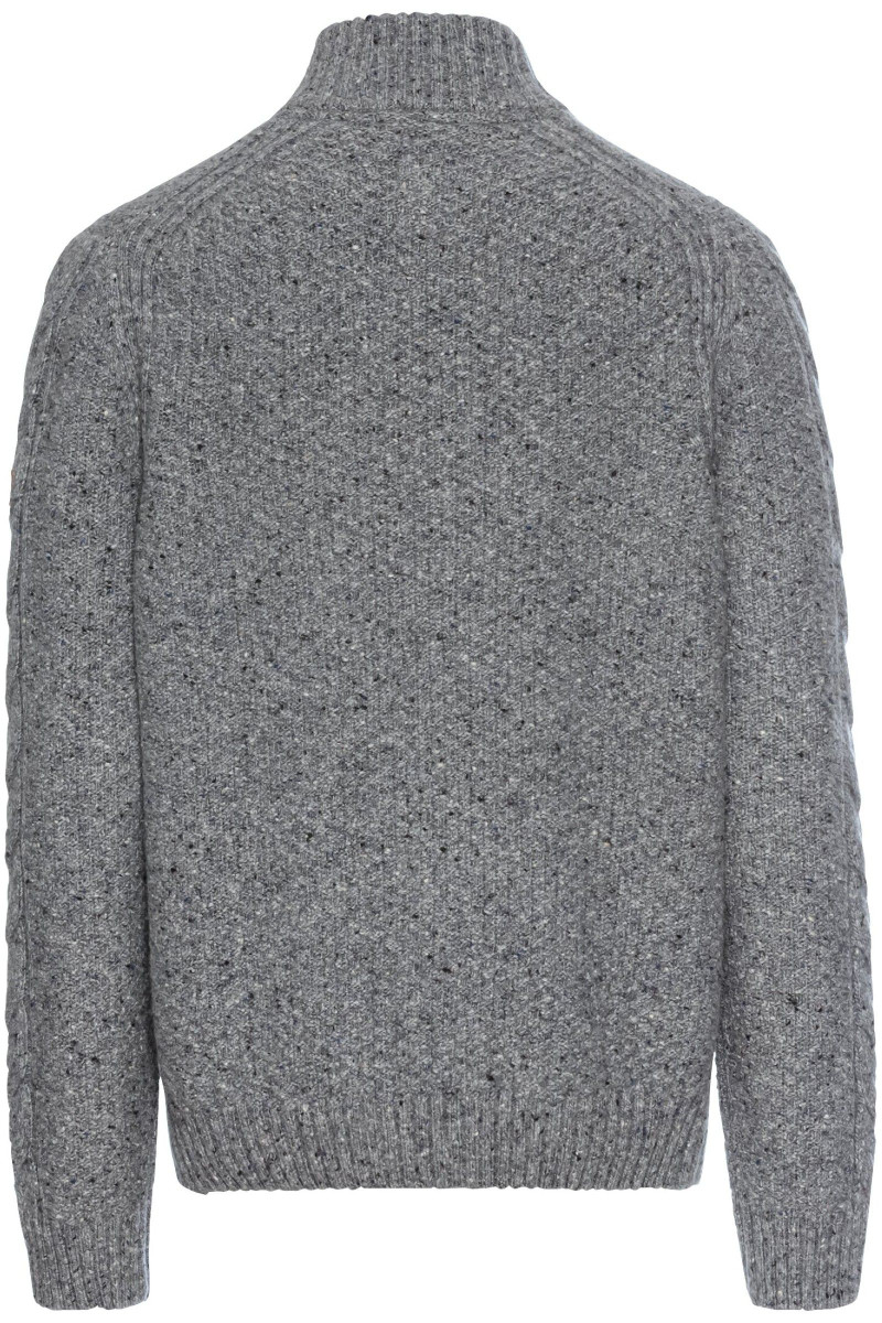 Sveter Camel Active Pullover Troyer Grey Melange