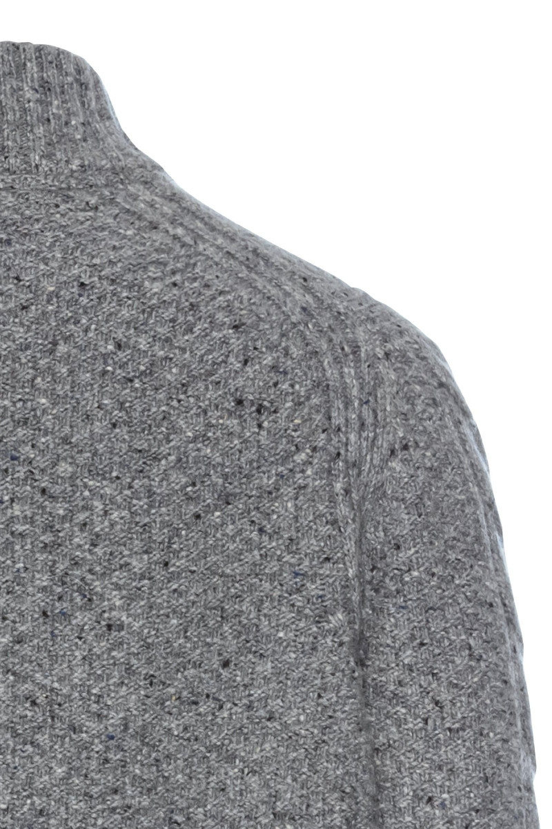 Sveter Camel Active Pullover Troyer Grey Melange
