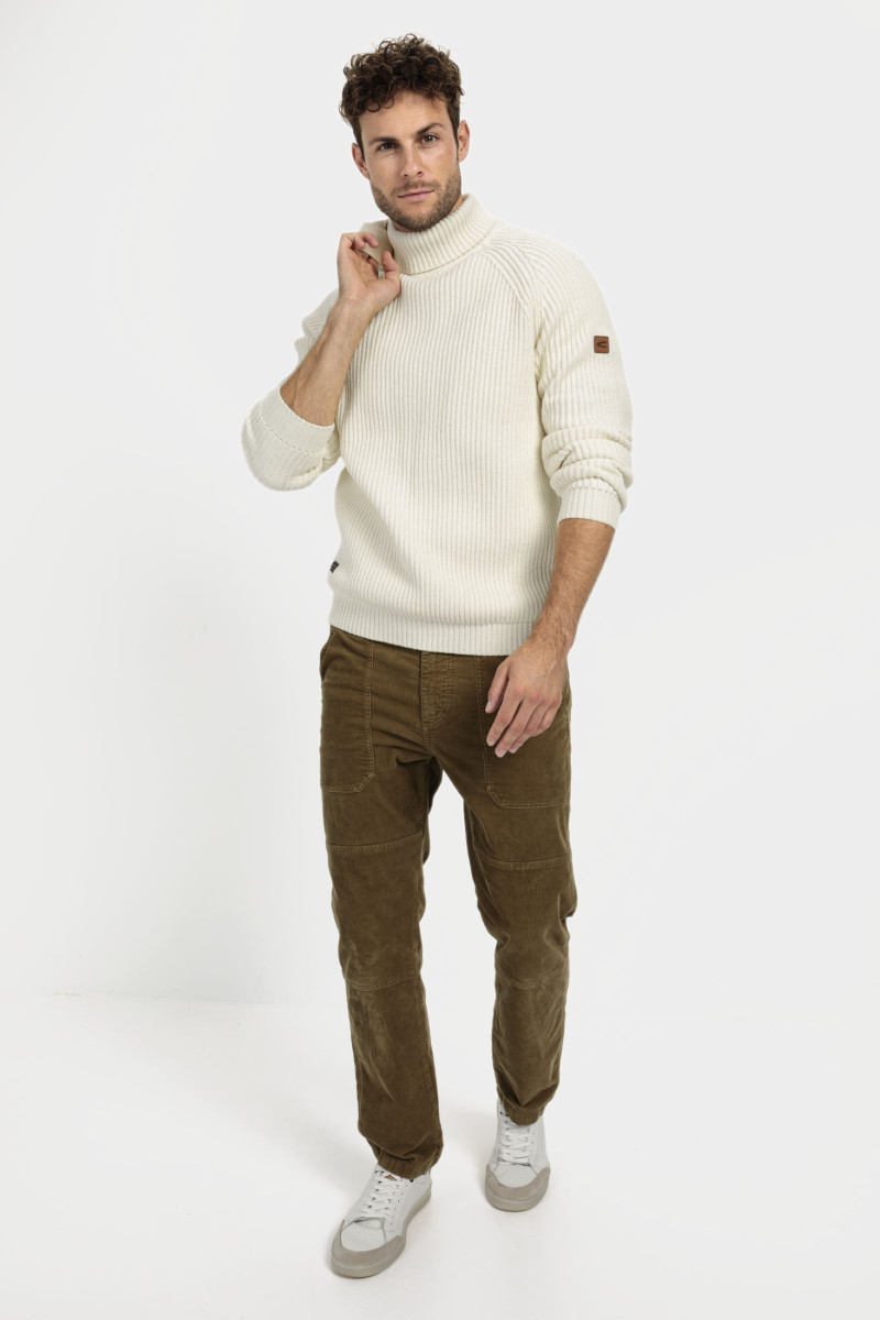 Sveter Camel Active Pullover Rollneck Creme
