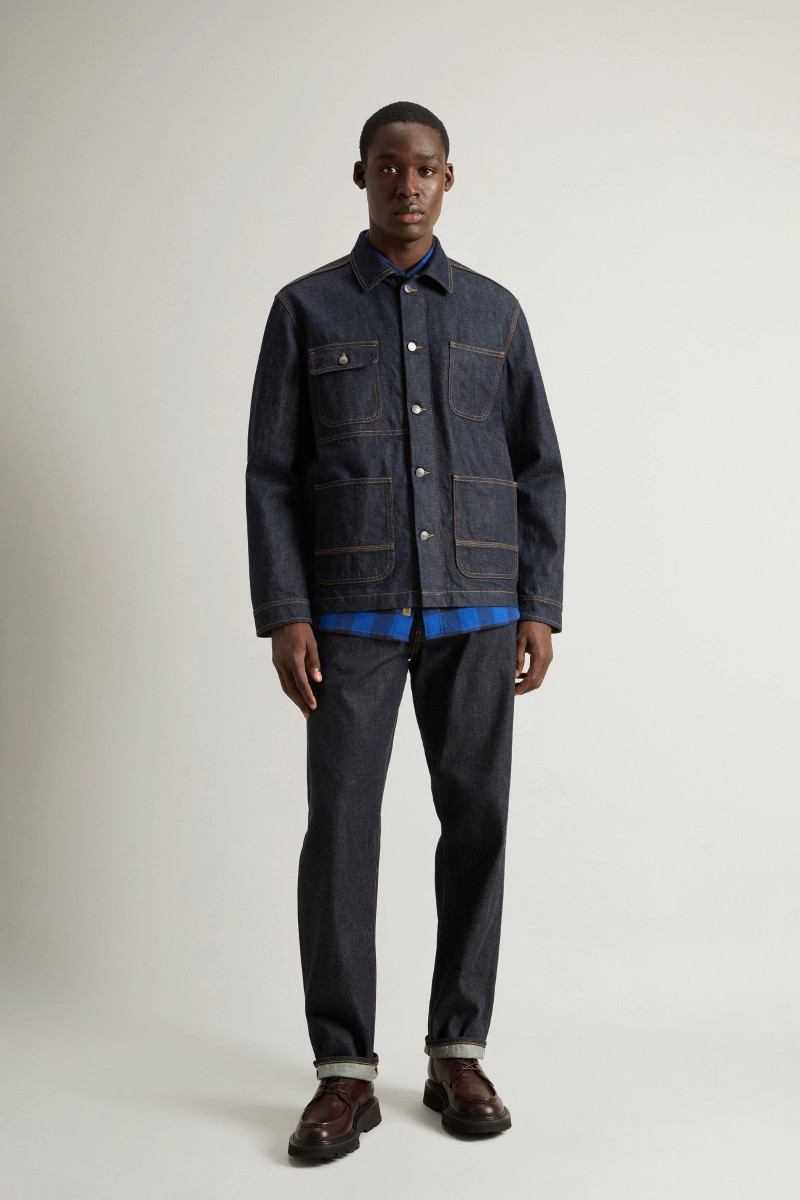 Bunda Woolrich Selvedge Chore Jacket Indigo