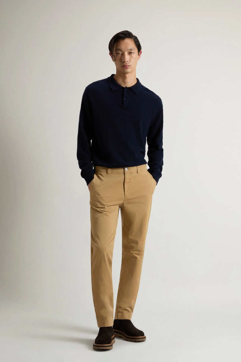 Nadrág Woolrich Classic Chino Pant Gold Khaki
