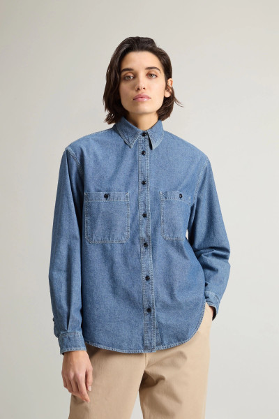 ING WOOLRICH CHAMBRAY SHIRT - Kép 1