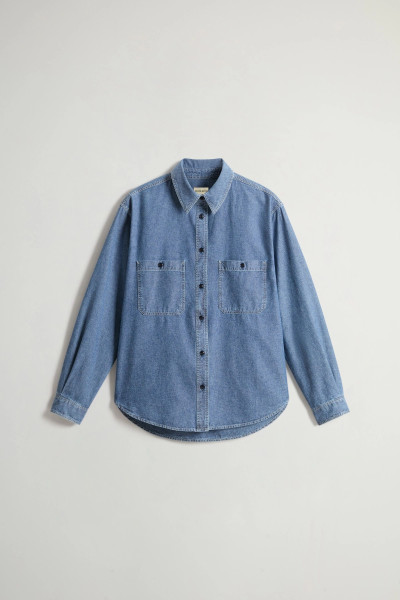 ING WOOLRICH CHAMBRAY SHIRT - Kép 5