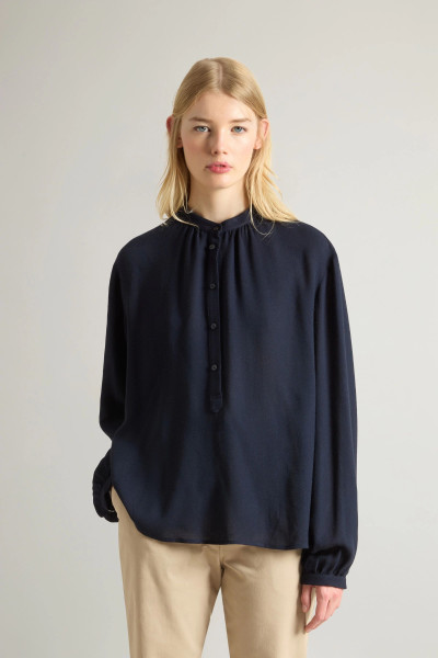 BLÚZ WOOLRICH LIGHT GAUZE WOOL SHIRT - Kép 1