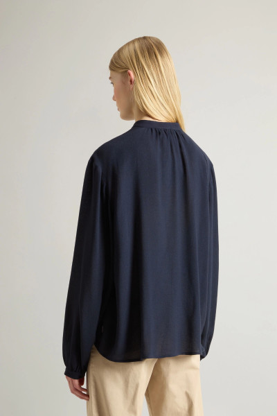 BLÚZ WOOLRICH LIGHT GAUZE WOOL SHIRT - Kép 3