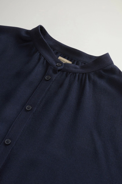 BLÚZ WOOLRICH LIGHT GAUZE WOOL SHIRT - Kép 6