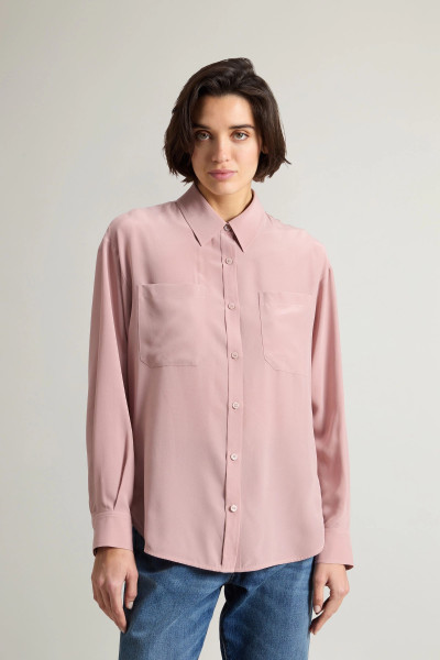 KOŠILE WOOLRICH WASHED SILK SHIRT - Fotografie č. 1