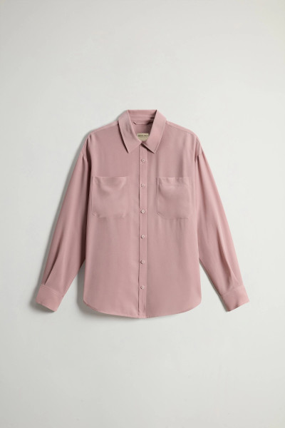 KOŠILE WOOLRICH WASHED SILK SHIRT - Fotografie č. 5