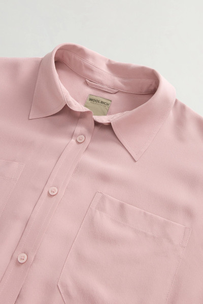 KOŠILE WOOLRICH WASHED SILK SHIRT - Fotografie č. 6