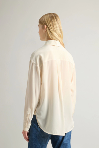KOŠILE WOOLRICH WASHED SILK SHIRT - Fotografie č. 3