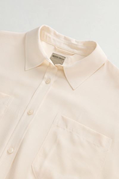 KOŠILE WOOLRICH WASHED SILK SHIRT - Fotografie č. 6