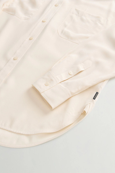 KOŠILE WOOLRICH WASHED SILK SHIRT - Fotografie č. 7