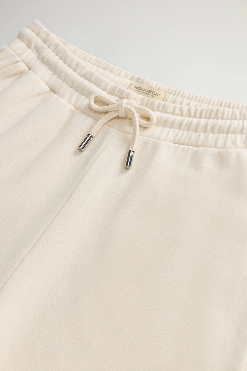 Tepláky Woolrich Light Fleece Pant Milky Cream