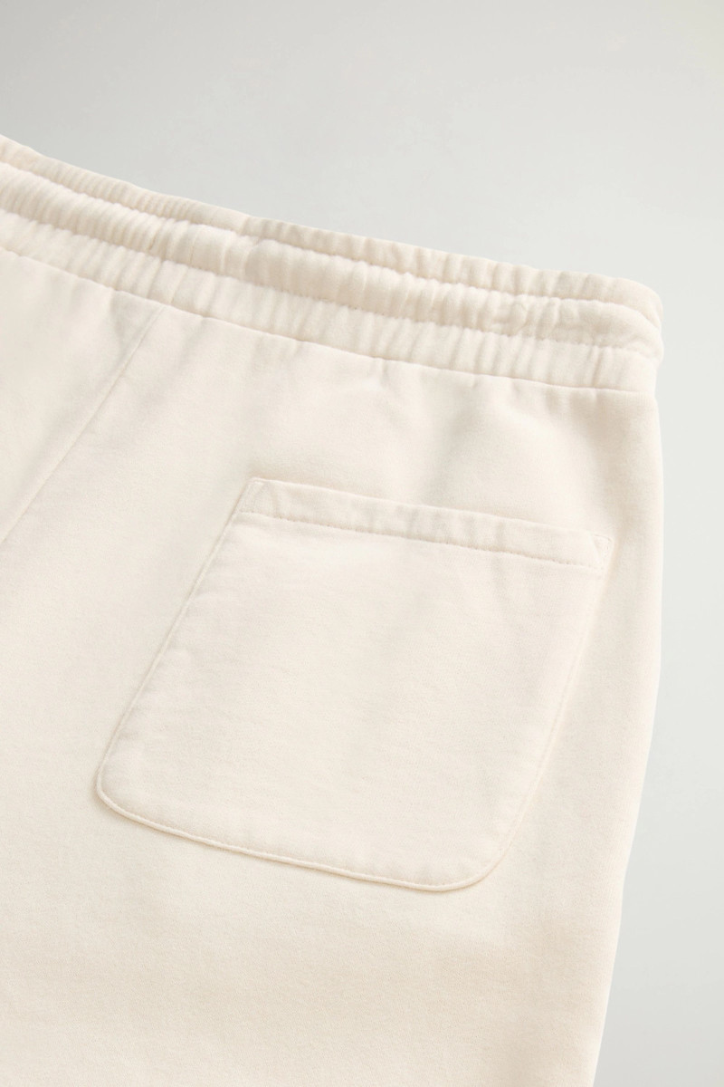 Tepláky Woolrich Light Fleece Pant Milky Cream