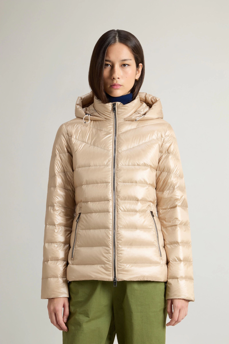 Bunda Woolrich Light Aliquippa Jacket Oxford Tan