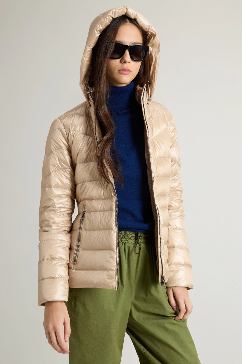 Bunda Woolrich Light Aliquippa Jacket Oxford Tan