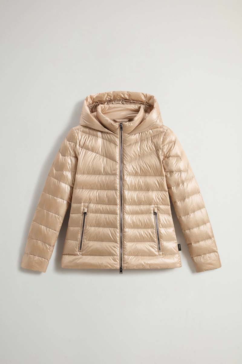 Bunda Woolrich Light Aliquippa Jacket Oxford Tan