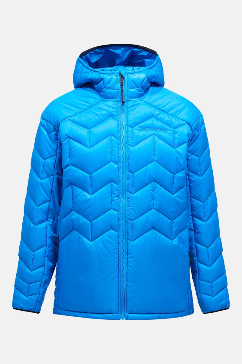 Levně Bunda peak performance m elevate liner hood brilliant blue