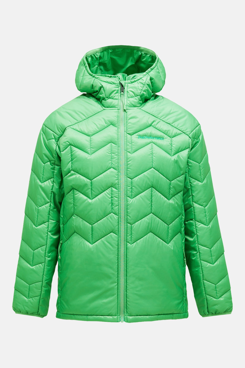 Levně Bunda peak performance m elevate liner hood peppermint