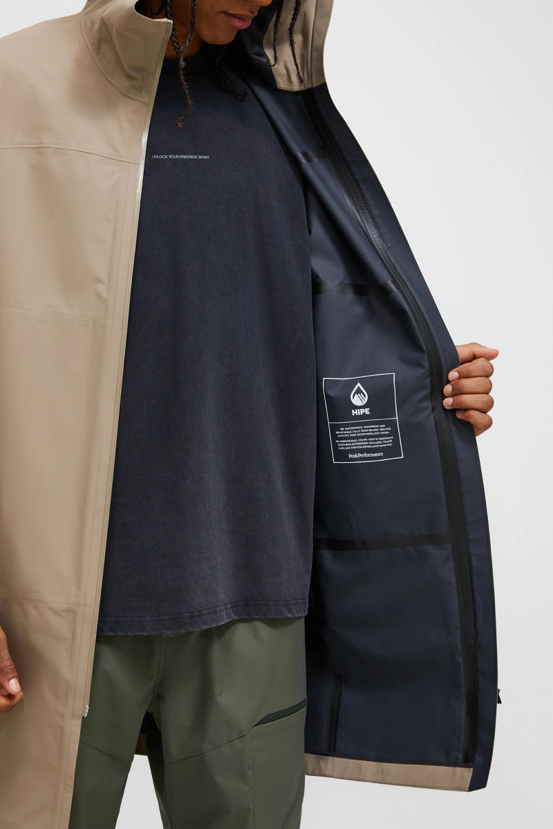 Kabát Peak Performance M Treeline Shell Parka Avid Beige
