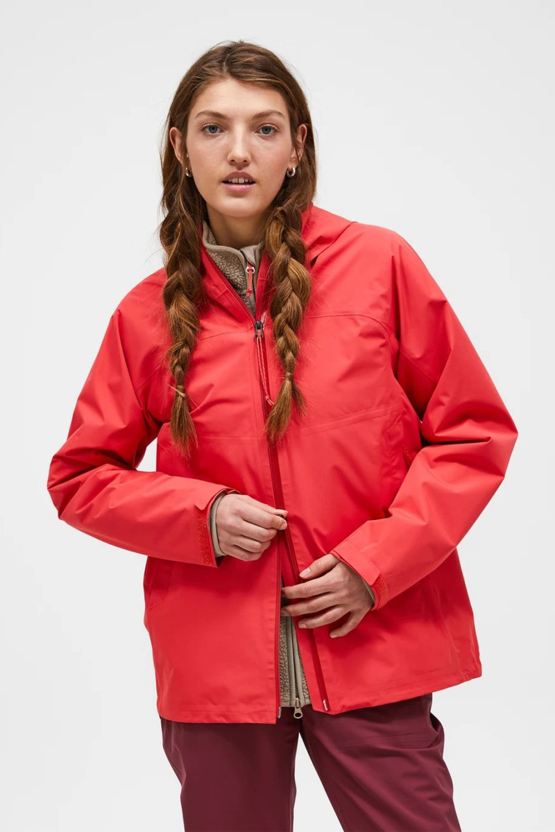 Bunda Peak Performance W Treeline Shell Jacket Brilliant Red/Black/