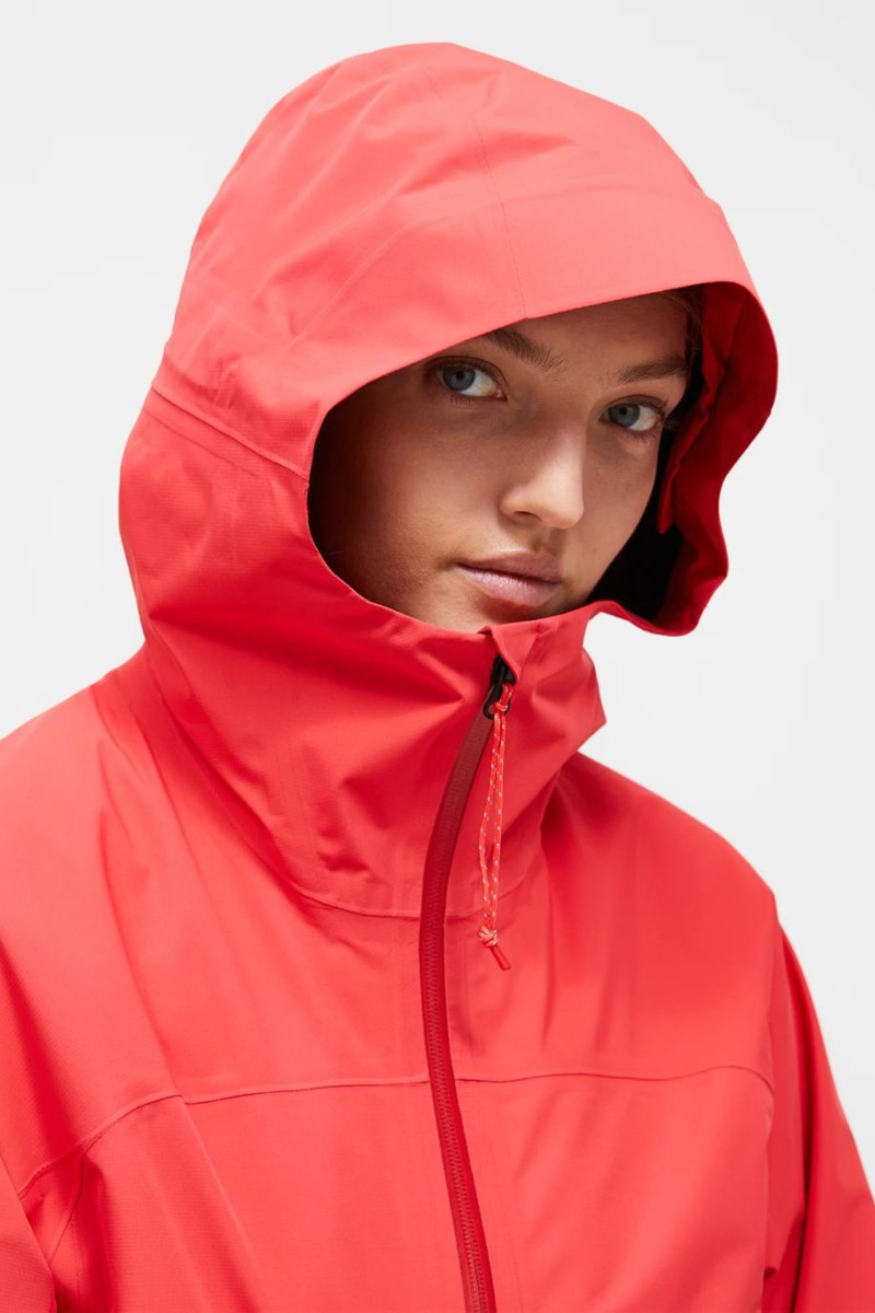 Bunda Peak Performance W Treeline Shell Jacket Brilliant Red/Black/
