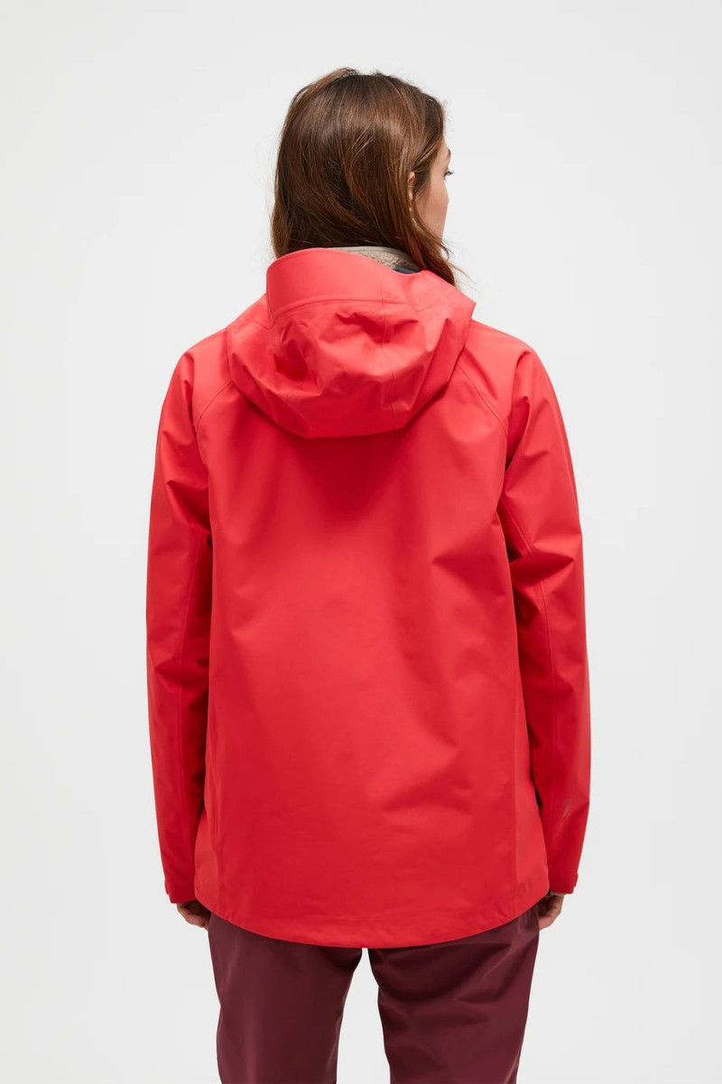 Bunda Peak Performance W Treeline Shell Jacket Brilliant Red/Black/