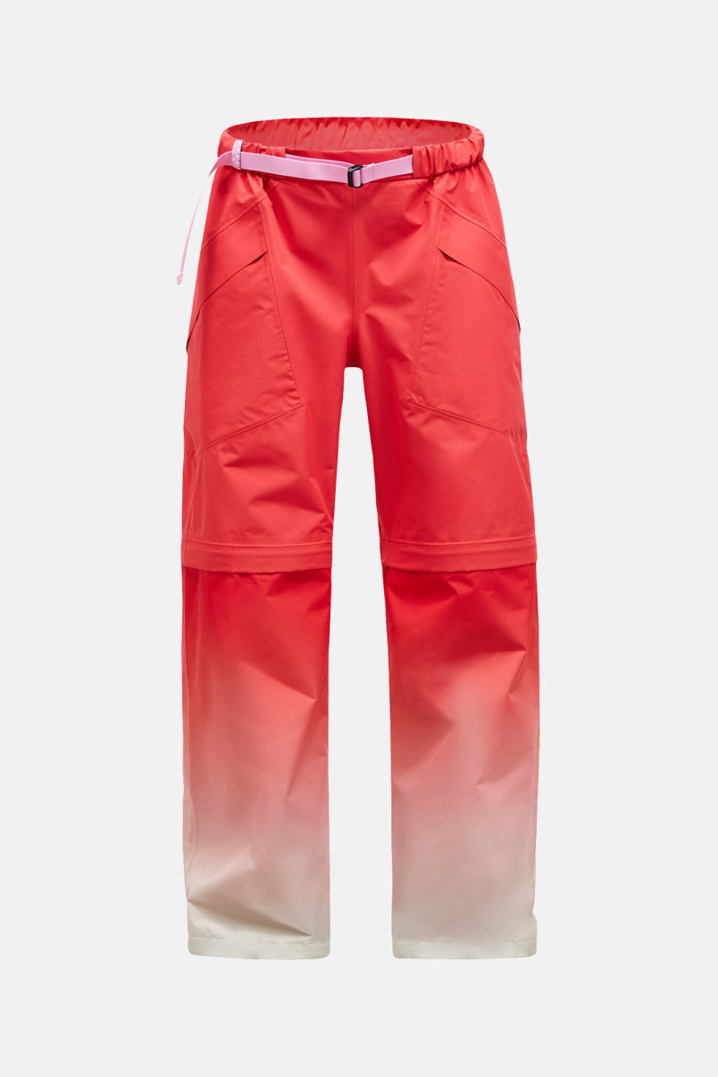 Nohavice Peak Performance W Trailblazer Shell Pants Brilliant Red/Black/