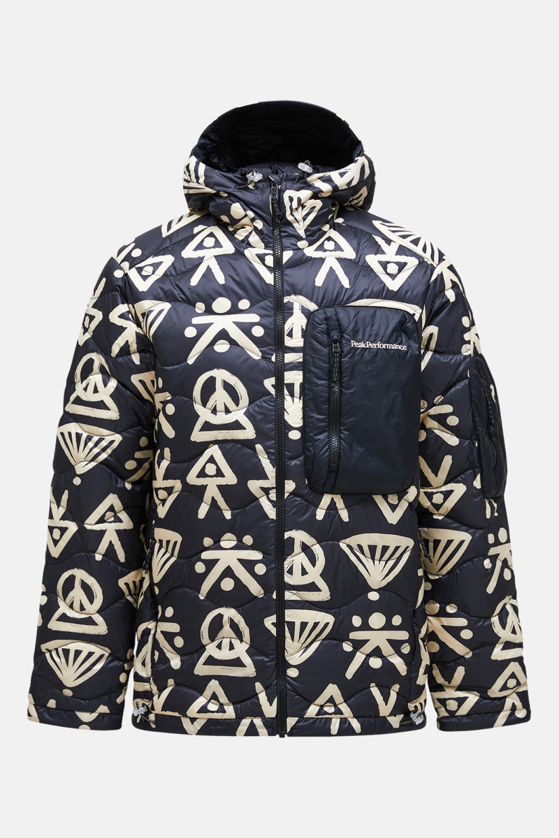 Levně Bunda peak performance m graphic helium utility black