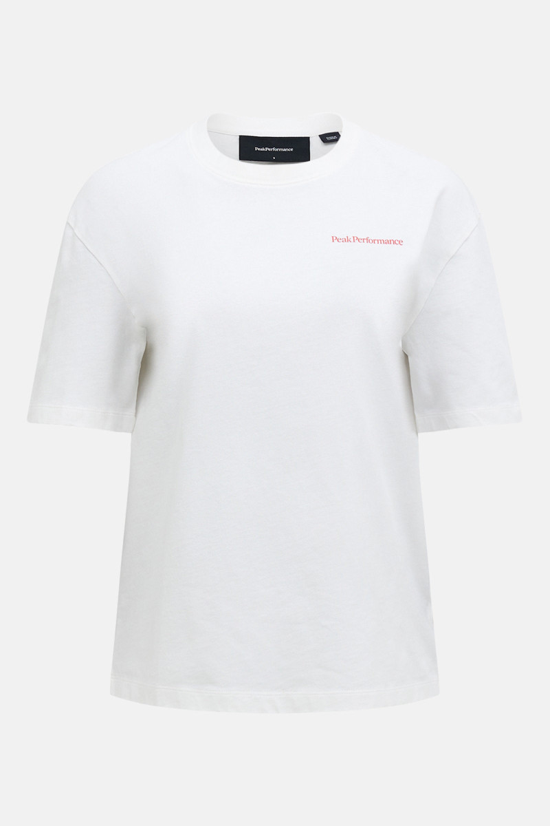 Tričko Peak Performance W Graphic Tee Offwhite