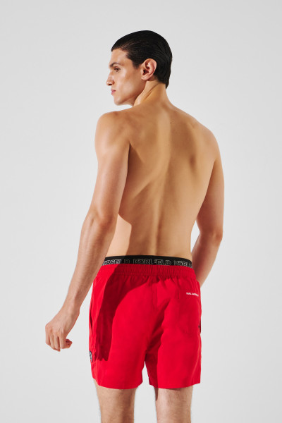 PLAVKY KARL LAGERFELD IKON ELASTIC BOARDSHORTS - Fotografie č. 3
