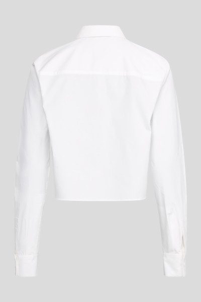 KOŠILE KARL LAGERFELD CROPPED KARL SIGNATURE SHIRT - Fotografie č. 6