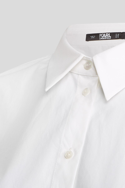 KOŠILE KARL LAGERFELD CROPPED KARL SIGNATURE SHIRT - Fotografie č. 8
