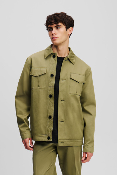 BUNDA KARL LAGERFELD COTTON UTILITY JACKET - Fotografie č. 1