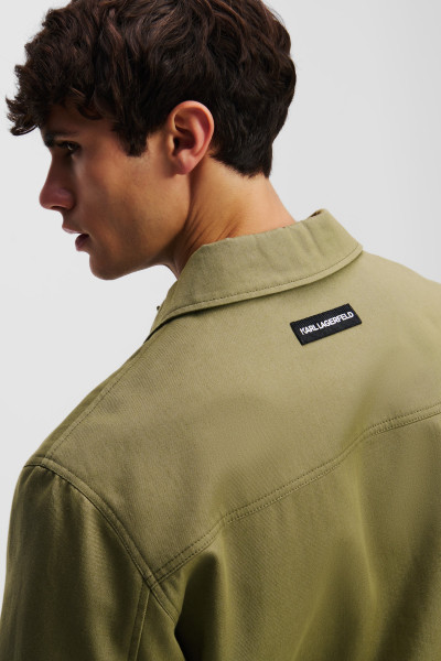 BUNDA KARL LAGERFELD COTTON UTILITY JACKET - Fotografie č. 4