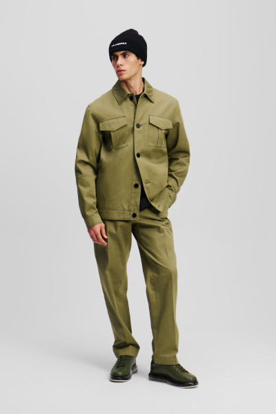 BUNDA KARL LAGERFELD COTTON UTILITY JACKET - Fotografie č. 2