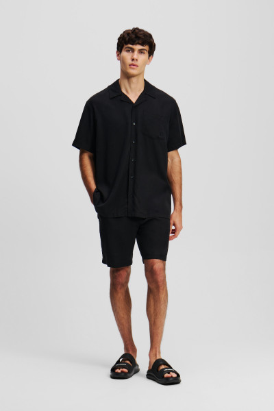 ING KARL LAGERFELD SSLV KAMEO TENCEL SHIRT - Kép 2