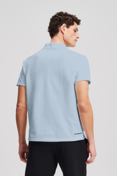 PÓLÓ KARL LAGERFELD KAMEO LOGO PIQUE POLO - Kép 3