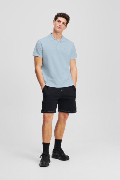 PÓLÓ KARL LAGERFELD KAMEO LOGO PIQUE POLO - Kép 2