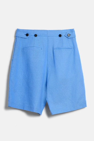 ŠORTKY KARL LAGERFELD LINEN BLEND SHORTS - Fotografie č. 2