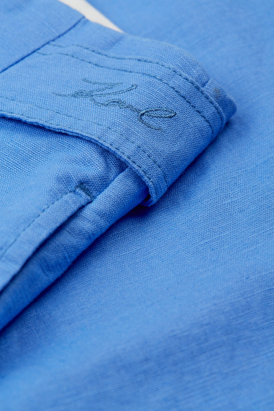 ŠORTKY KARL LAGERFELD LINEN BLEND SHORTS - Fotografie č. 3