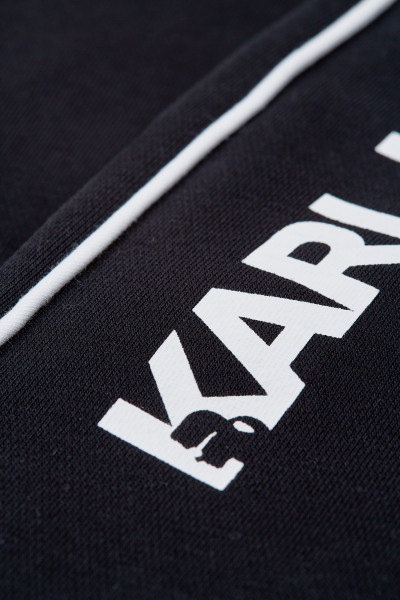 TEPLÁKY KARL LAGERFELD LOGO PIPING SWEATPANTS - Fotografie č. 3