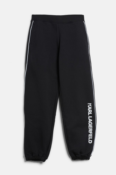 TEPLÁKY KARL LAGERFELD LOGO PIPING SWEATPANTS - Fotografie č. 1