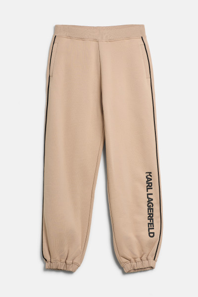 TEPLÁKY KARL LAGERFELD LOGO PIPING SWEATPANTS - Fotografie č. 1